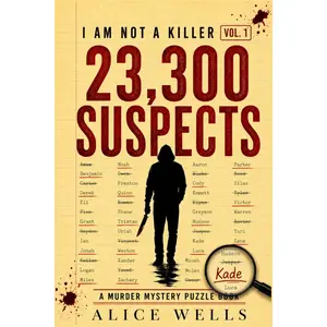 I am not a Killer - 23,300 Suspects: A Murder Mystery Puzzle Book Where The Killer Isn't Iris - A Perfect Gifts For Men and Women