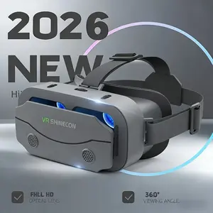 2026 Upgraded VR Headset With Ultra-Clear 4K Virtual Reality Glasses, Compatible With 4.5 To 7-inch Smartphones, Offering An IMAX Cinema-level Experience, Suitable For People With Myopia, And An Ideal Gift Choice