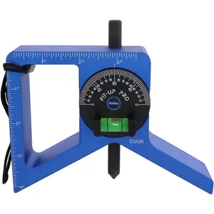Magnetic Pipe Centering Head with Punch 180° Rotating Dial and Level