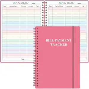 Bill Payment Checklist - Monthly Bill Organizer & Planner for Personal Budgeting Financial, Bill Payment Tracker Notebook, 5.8" x 8.5"