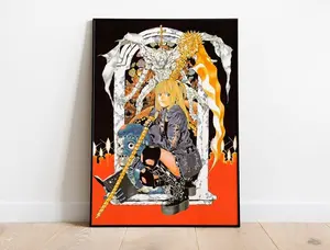 (Poster) Death Note  Misa Amane Anime Poster Poster  - Vintage Wall Art - Anime Lover House Decor - Gift for Fans