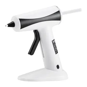 Hot Glue Gun, Rechargeable Cordless Glue Gun, Mini Wireless Hot Glue Gun Kit with 2200mAh Battery, 20 Pcs Glue Sticks, Fast Preheating & High Temp, for Crafts, Arts, DIY, Quick Home Repairs
