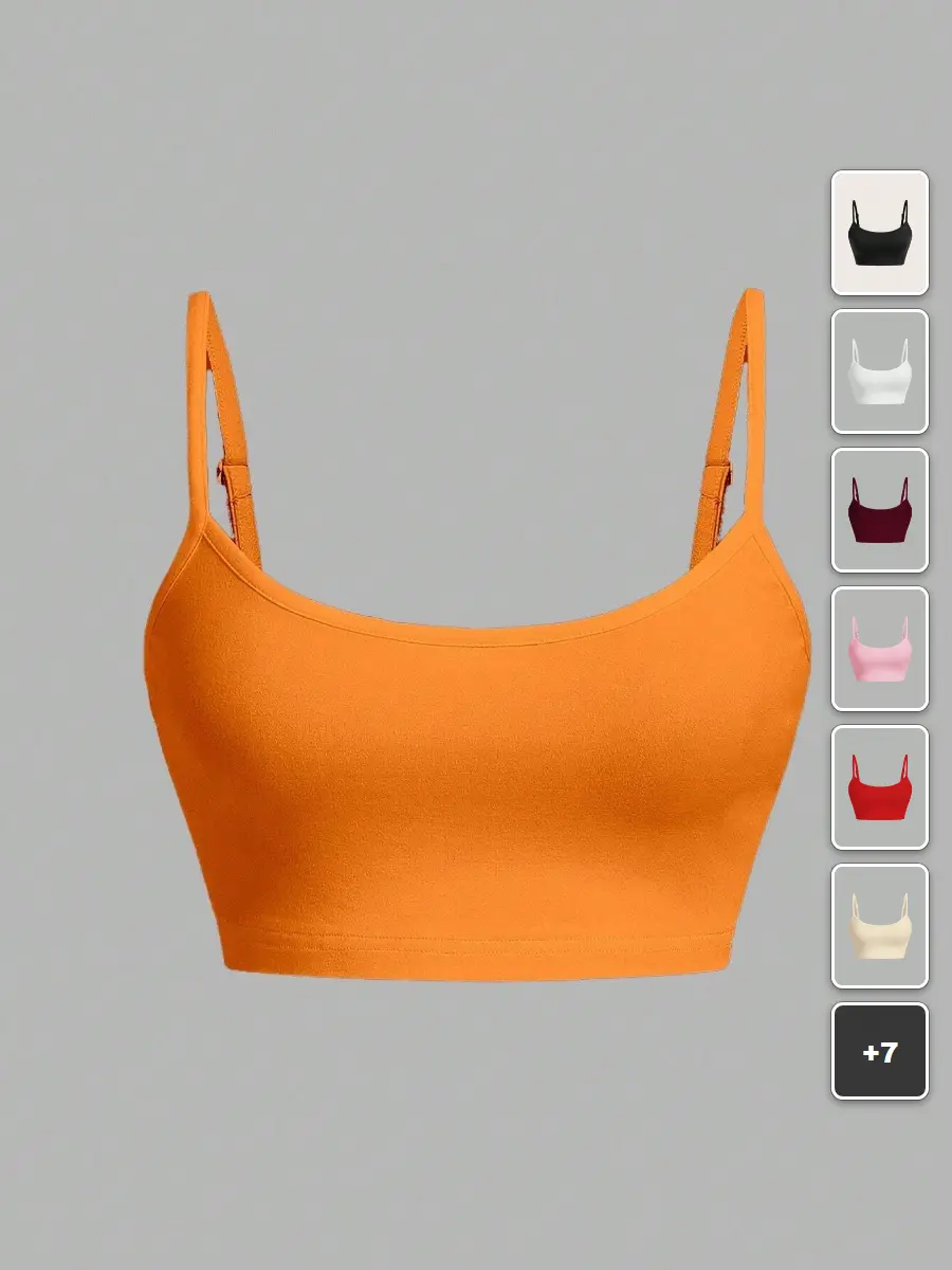 Camisole Tank Top Casual Sexy Stretchy Summer Back To School
