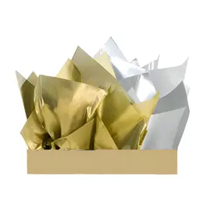 Gold & Silver Tissue Paper, Set of 60