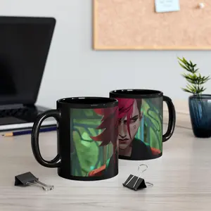 Arcane Vi league of legends graffiti 11oz and 15oz Black Mug