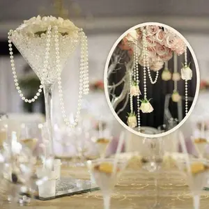 4mm/6mm Faux Pearl Beads Garland for Wedding & Party Decoration, Elegant Pearl String Roll for DIY Crafts & Jewelry Accessories, Pearls Beading