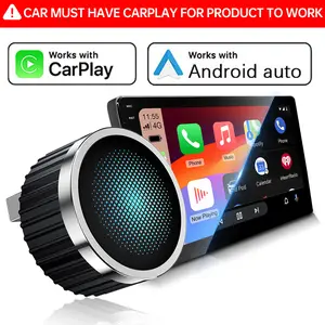 2026 Wireless CarPlay Adapter for iPhone/Android - Quick Connect, Hands-free Calling Support, CarPlay Dongle with Electronic Charger
