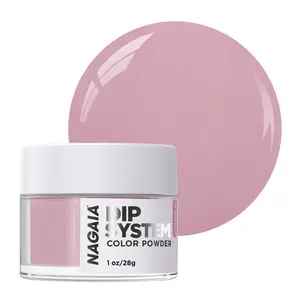 NAGAIA Dip Powder System, Super Fine Nails Dipping Powder, Chip Resistant Dip Nail Powder with Vitamin E and Calcium, No Clumps, No Bumps, Durable Manicure For Salon & Home, No UV Lamp Required, Lasting Up To 4 Weeks (Vintage Rose)