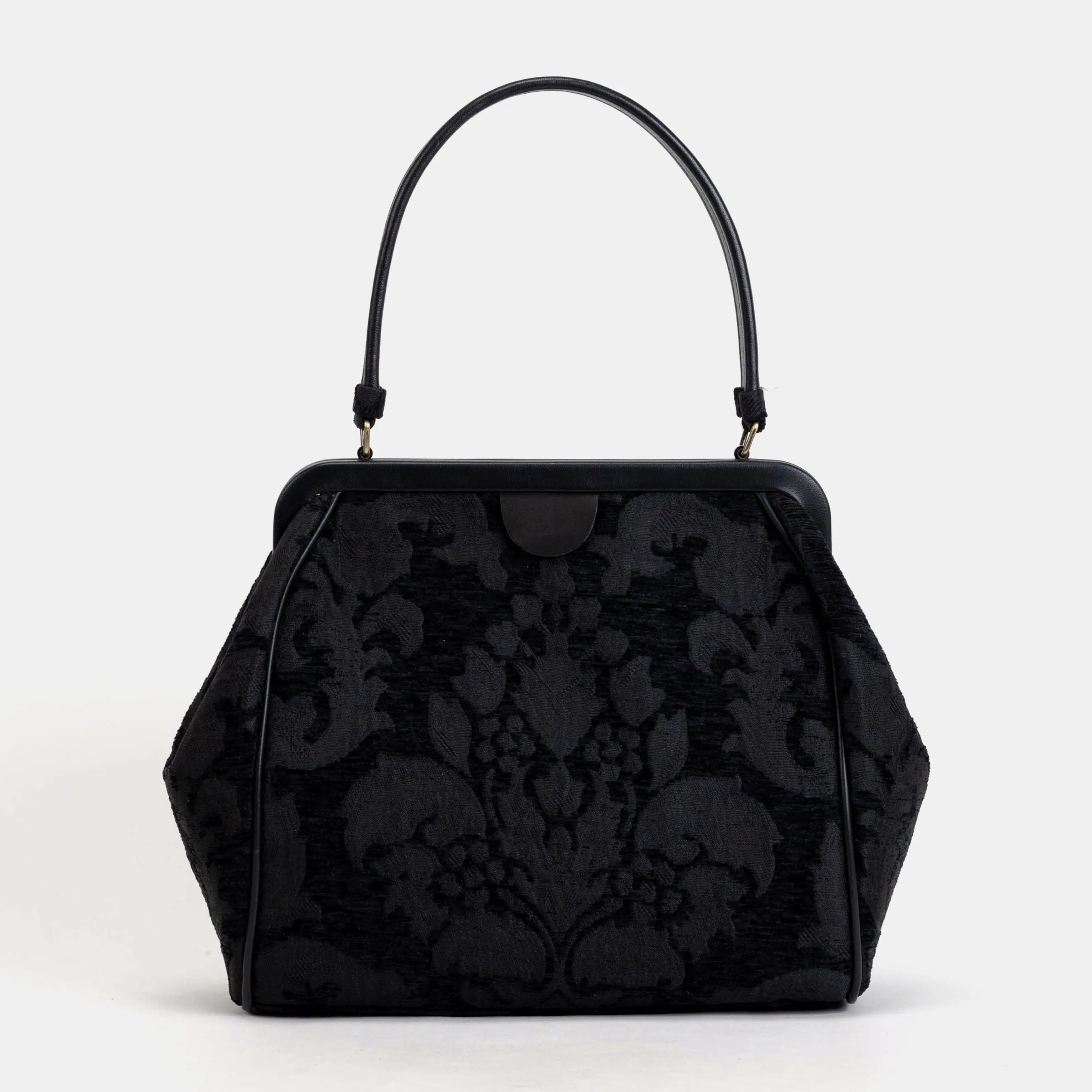Victorian Blossom Black/Black Alma Shoulder Bag