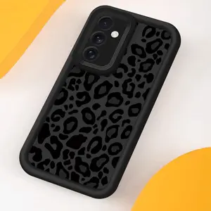 Suitable for Samsung seriesPhone case:  Trendy Black Leopard Print Full Coverage Soft Phone Case for A54, A52, A13, S24, S20 FE/S21 Plus/S22/S22 Ultra/A05/A12/A15/S23/A13 Compatible with Galaxy Series