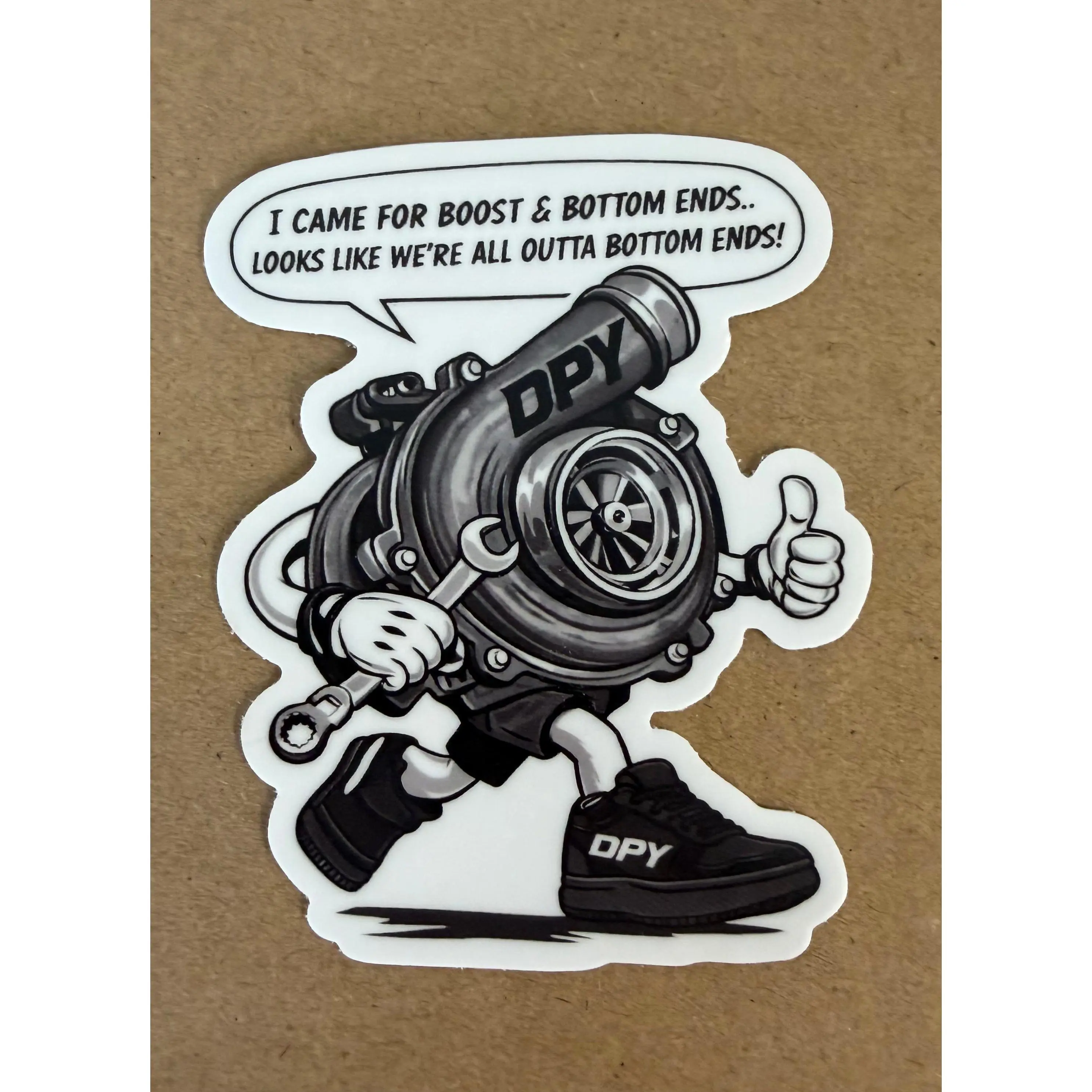 Boosted Billy Sticker