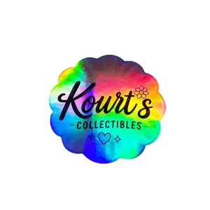 3 Inch Holo Sticker - Kourt's Collectibles Decorative Sticker for Home Decor, Home Supplies