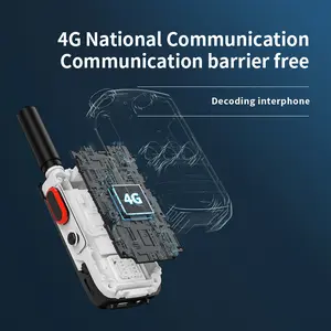 Maycall MC36 4G Full Network Walkie Talkie, Nationwide Communication, Mini Handheld Two Way Radio for Security, Construction Site, Office & Fleet Use