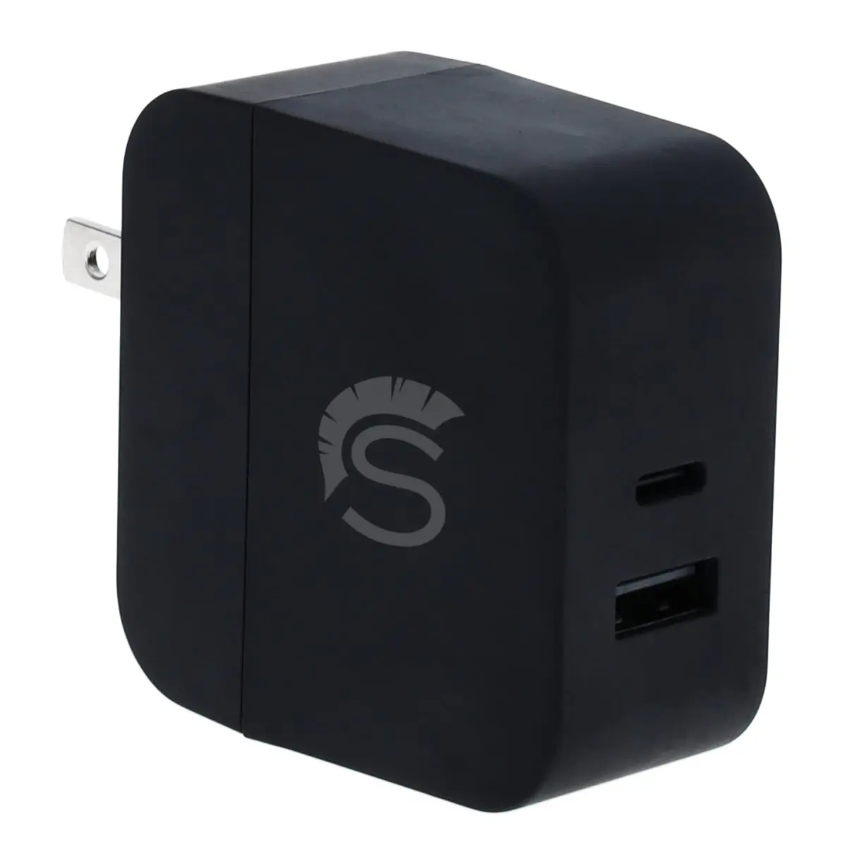 360 Stand Scipio STPWRAC 30W Dual-Port AC Wall Charger - 30W Total, Compact, Folded Plug, USB & USB-C Ports, Compatible with Most Apple & Samsung Devices