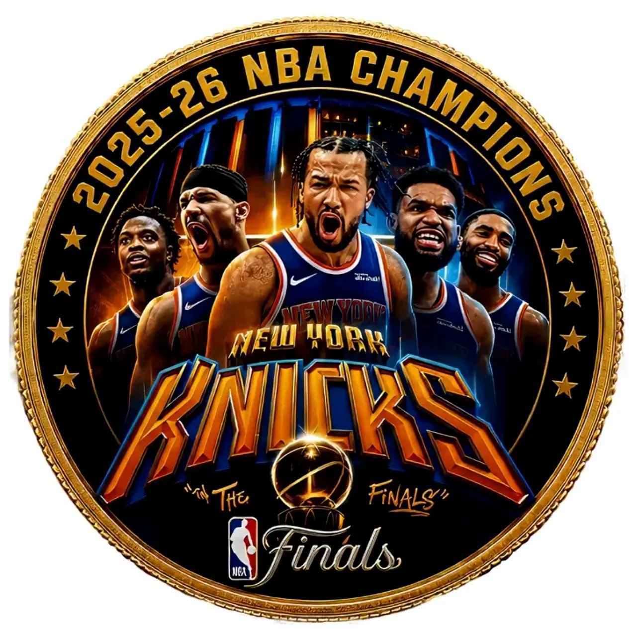 New York K nicks 2026 CHAMPIONS Coin
