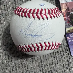 Matt Barnes Signed Rawlings Baseball- Boston Washington Colorado baseball- JSA-Faint Sig