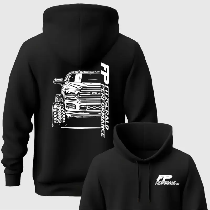Men's Truck Graphic Pullover Hoodie – Vintage Thanksgiving & Halloween Streetwear Sweatshirt, Truck Lover Hoodie For Men, Cotton Blend Casual Long Sleeve Pullover, Outdoor Lifestyle Fashion, Cool Gift For Him
