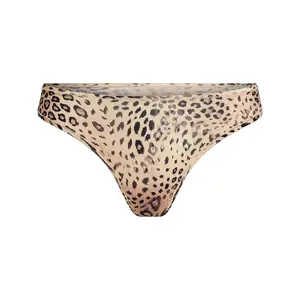 FITS EVERYBODY DIPPED FRONT THONG | SAND MULTI ANIMAL