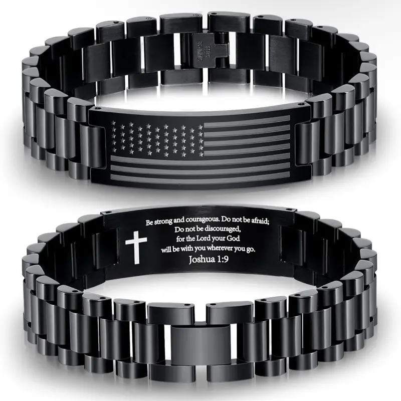 American Flag Bracelet Stainless Steel
