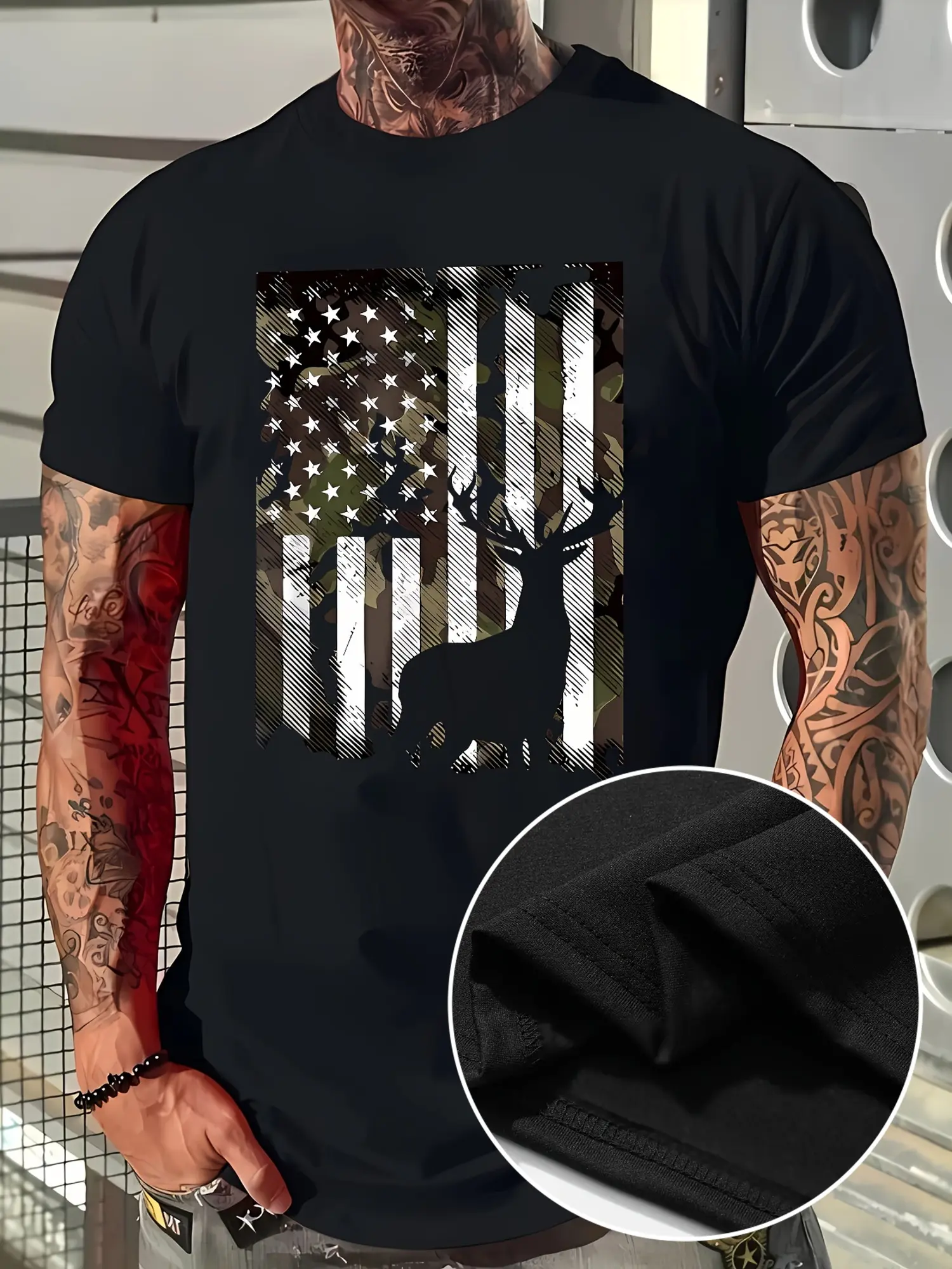 Men's Summer Shortsleeve Print T-Shirt