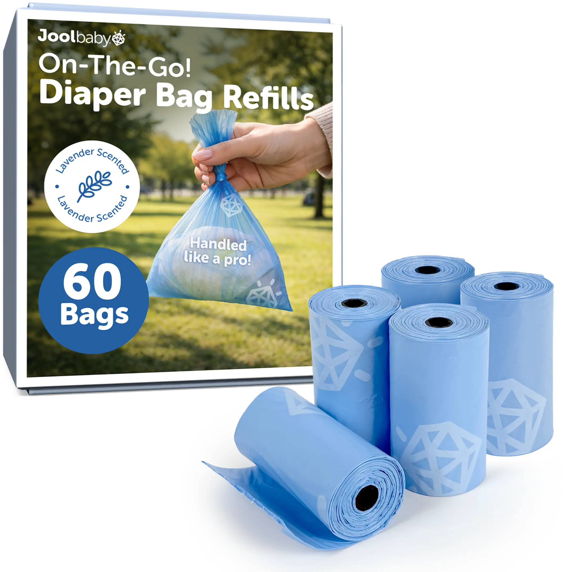 Jool Baby On-the-Go Disposable Diaper Bag Universal Refills