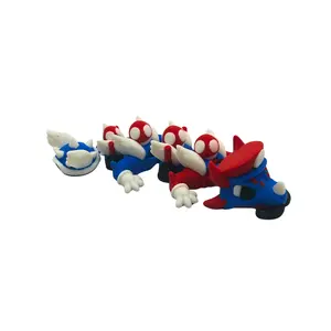 Mini Red Plumber Dragon- 3D Printed Articulated Dragon, Fidget Toy, Video Game Inspired