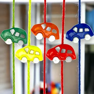 Kids Car Rakhi Bracelet with Tikka and Greeting Card – Raksha Bandhan Gift for Baby Brother