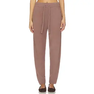 eberjey Recycled Boucle Jogger in Deep Taupe