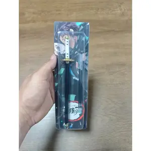 Demon Slayer Ballpoint Pen Animation Peripheral Ballpoint Pen Butterfly Ninja Muichiro Tanjiro Zenitsu Gel Pen Stationery Art Supplies