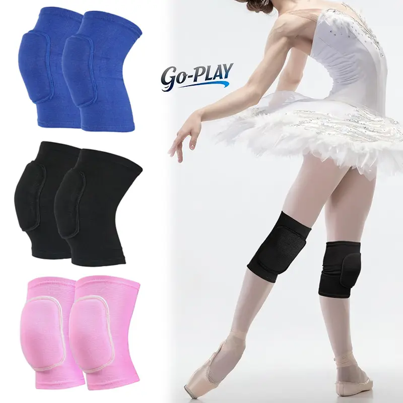 1 Pair Volleyball Knee Pads for Women, Men & Youth, Breathable Compression Knee Brace, Anti-Slip Shock Absorbing Knee Support for Volleyball, Basketball, Dance, Yoga, Running, Cycling, Wrestling, Skating, Workout & Fitness, Outdoor Sports Gear,