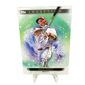 Topps 2024 Inception Superstar Mike Trout Angels Baseball Card Featuring Iconic Player Design