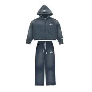 Rough Play Distress Sweatsuit