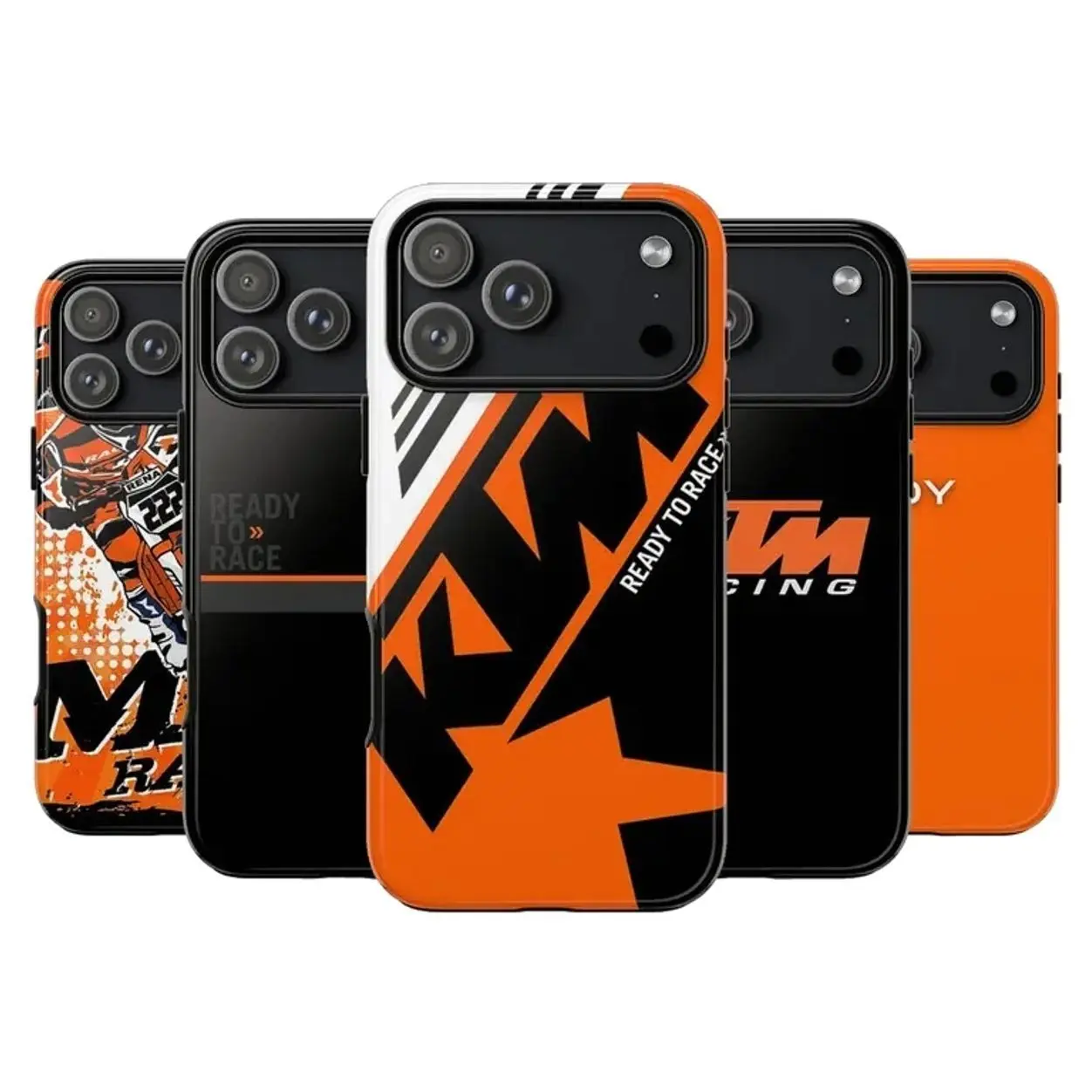 KTM Super Adventure 1290 "Ready to Race" iPhone Case – Premium Biker Edition Protective Compatible with iPhone 17, 16, 15, 14, 13, 12, 11, X & Galaxy