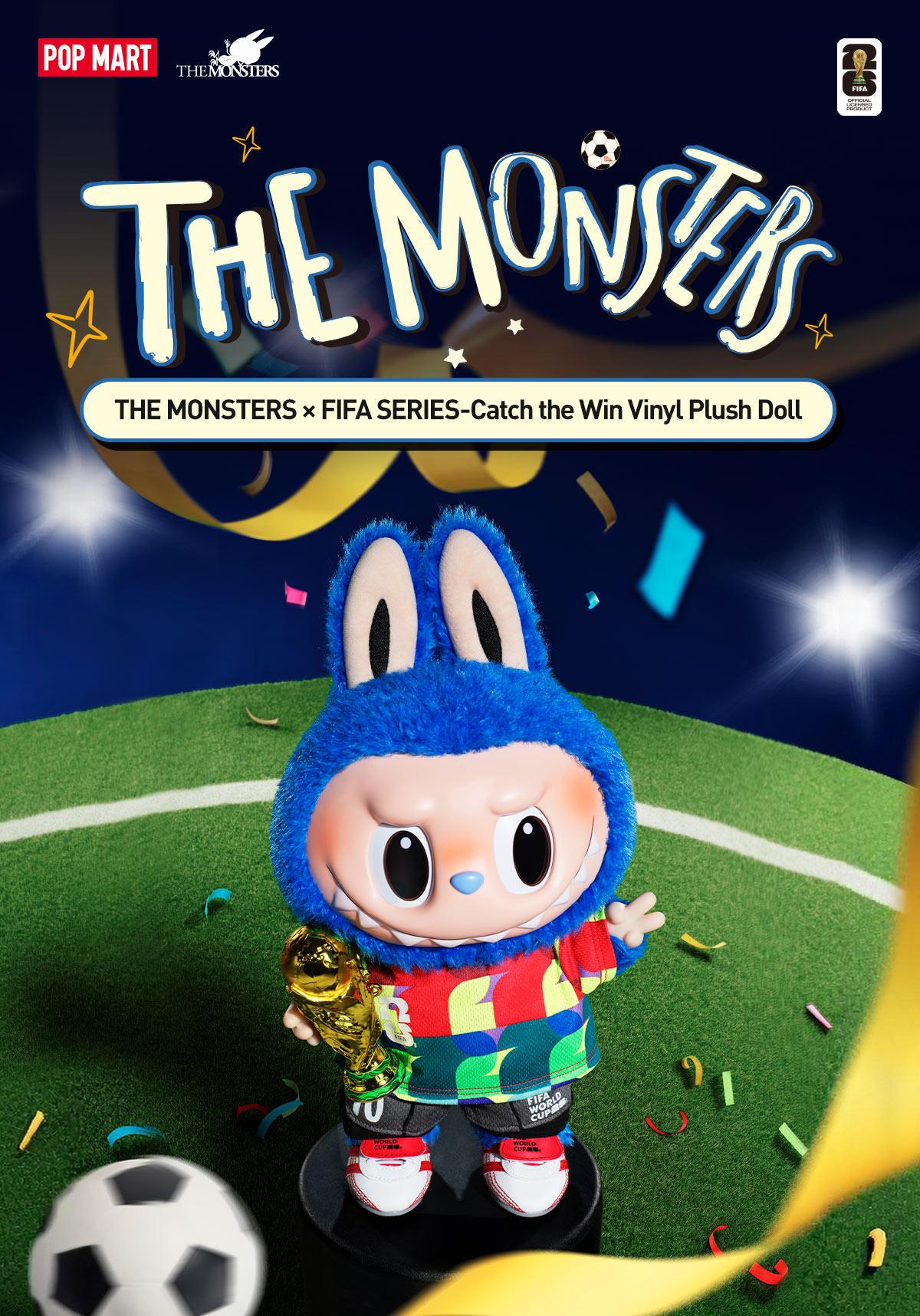 [Spanish] – 【Nuevo - Almacén en EE. UU.】POP MART THE MONSTERS × FIFA SERIES – Muñeco de Vinilo y Peluche Catch the Win