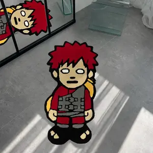 Cartoon Character Pattern Floor Mat, Non-slip Soft Floor Carpet, Cartoon Pattern Rug, Washable Floor Mat, Machine Washable Rug for Home Living Room Bedroom Decor