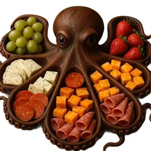 Fruit Plate Food Tray Zhang Yu Design Octopus Charcuterie Platter Octopus Charcuterie Platter