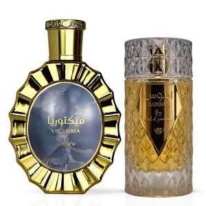 Victoria Eau de Parfum Spray 100ml (3.4 oz) by Lattafa & Aabinus Eau de Parfum Spray 100ml (3.4 oz) by Ard Al Zaafaran (Bundle)