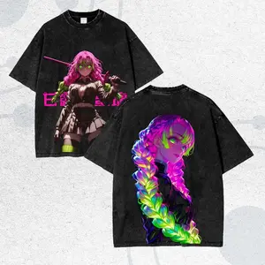 Vintage Japanese Cartoon Character Washed Shirt