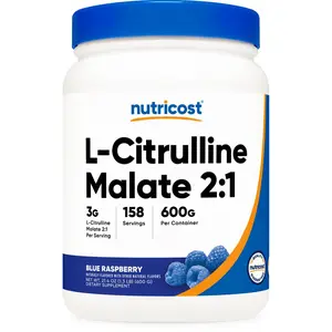 Nutricost L-Citrulline Malate 2:1 (600 Grams) (Blue Raspberry)