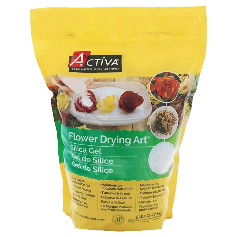 ACTIVA 5 lbs. Flower Drying Art Silica Gel for Preserving Flowers