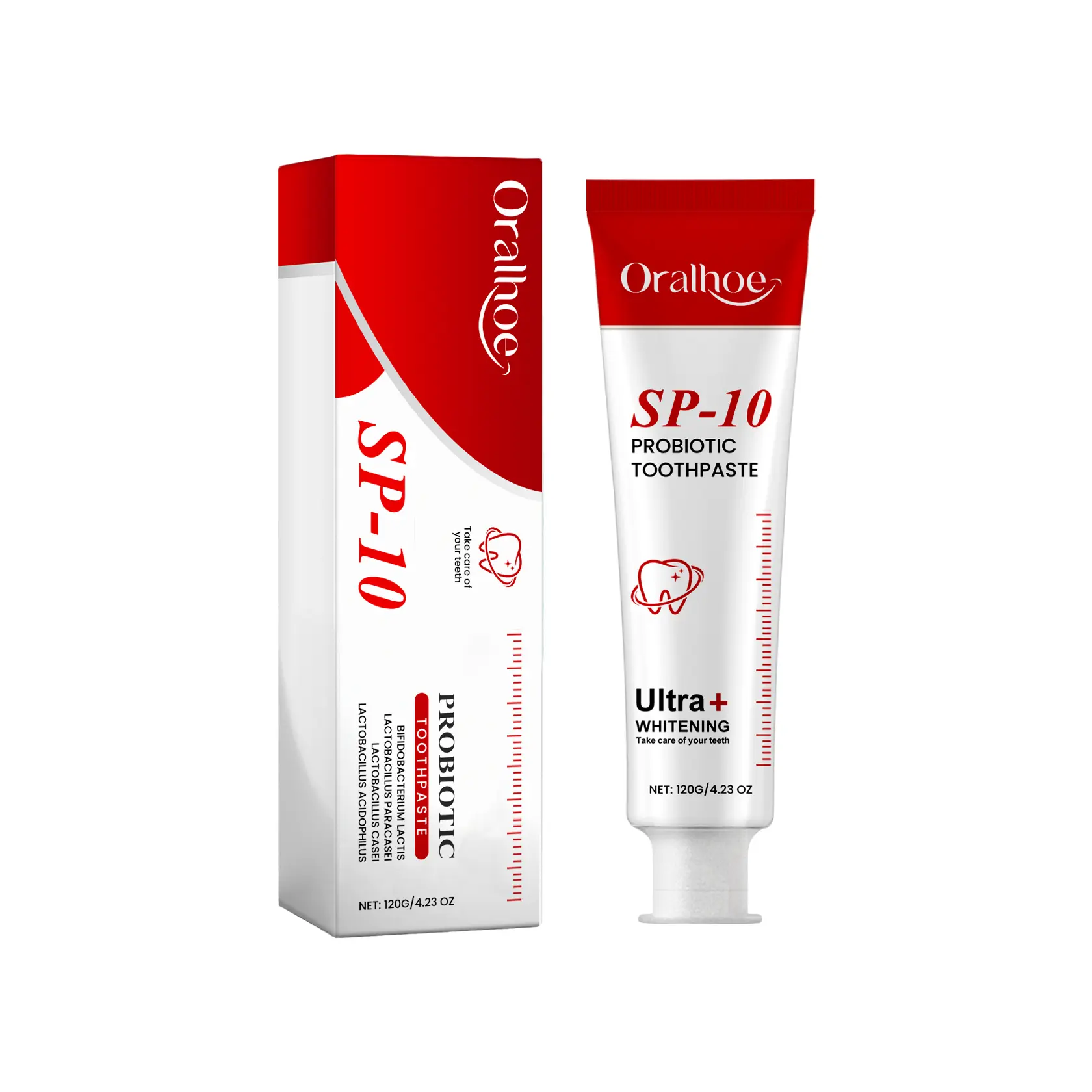 Probiotic Toothpaste with Eucalyptus for Teeth Whitening, Moisturizing Stain Removal Formula for Daily Oral Health, Mouth Care Toothpastes, Peppermint Flavor Toothpastes