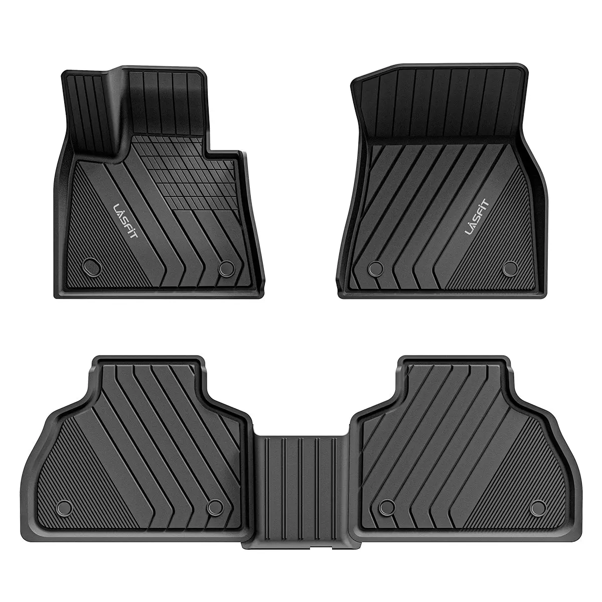 Lasfit Floor Mats - Custom Fit for 2019-2026 BMW X7, Exclusive to 7-Seat Models, Automotive Mat Accessory, Mat Floor Mats
