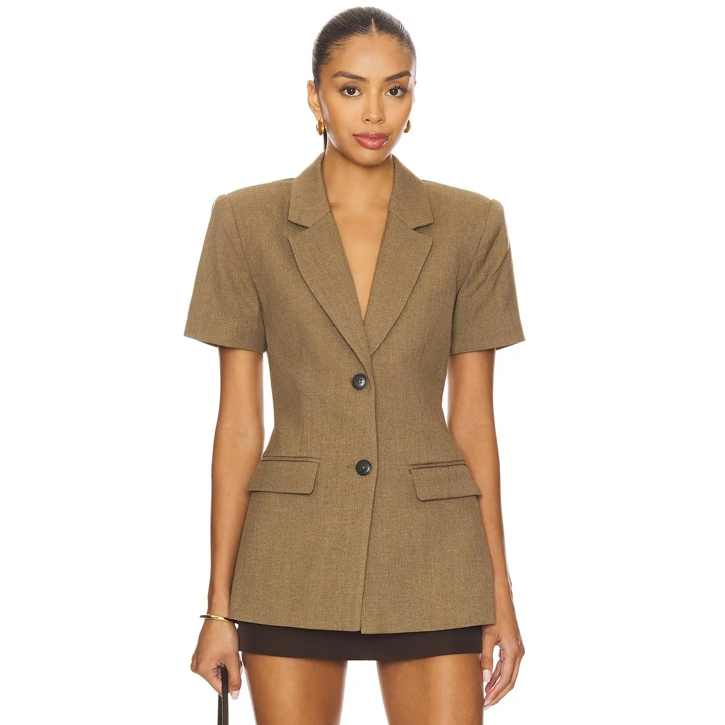 EAVES Tamim Blazer in Olive olive