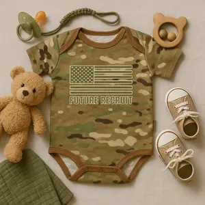 Baby Multicam Future Recruit Bodysuit, Baby Shower Gift