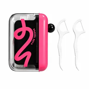 Portable Refillable Floss Dispenser Set – Travel Dental Floss Holder with Compact Case, Reusable Tooth Floss Container for Home ﻿