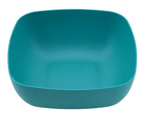 Mainstays - Teal Square Plastic Bowl, 45-Ounce