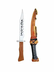 Kinstore 16" Super Fantasy Natural PU Foam Demon Killing Knife PU Foam First Blade for Ruby Cosplay Replica Movie Anime Costume