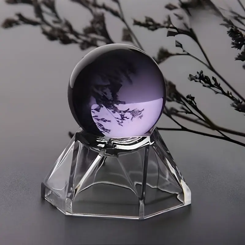 Acrylic Crystal Ball Display Base, Ball Display Stand, Home Room Decoration Home Decoration Display Stand, Mother's Day Spring Easter Gift