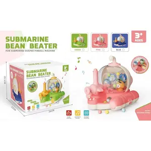 Educational Children's Pinball Machine Fun Submarine Bean Shooting Game Machine Home Small Amusement Machine Parent-Child Interactive Toy