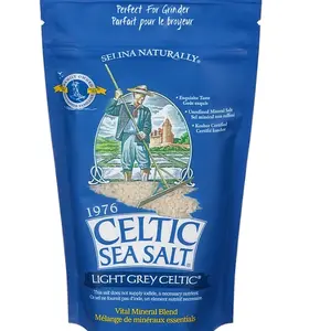 Celtic sea salt light grey Organic 1lb. Natural Flavor Iron